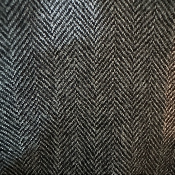 Vintage Annie Alexander Gray Tweed Wool High Waist Lined Trousers Pants, size 6 - Picture 2 of 13